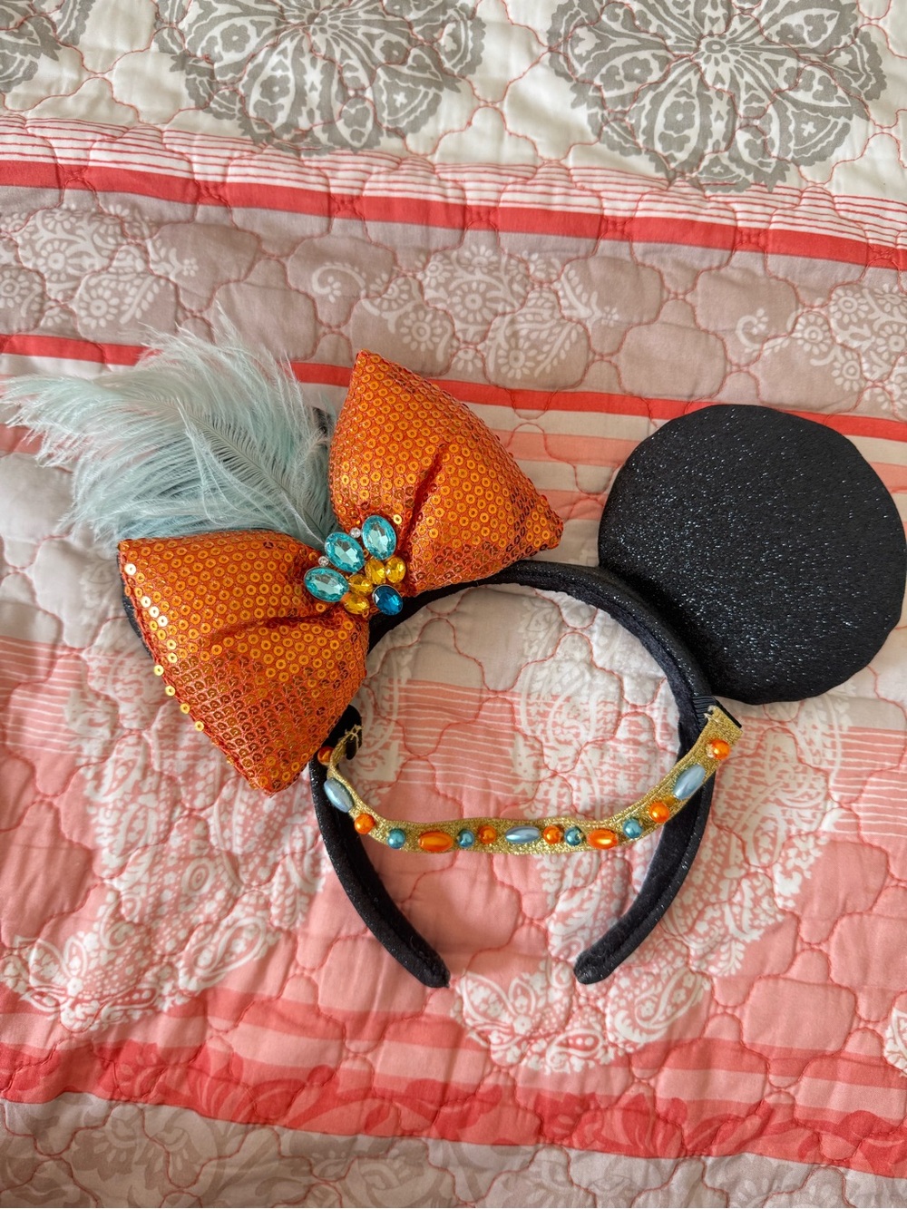 Authentic Disney sound of Minnie mouse ear Headband shanghai Disneyland